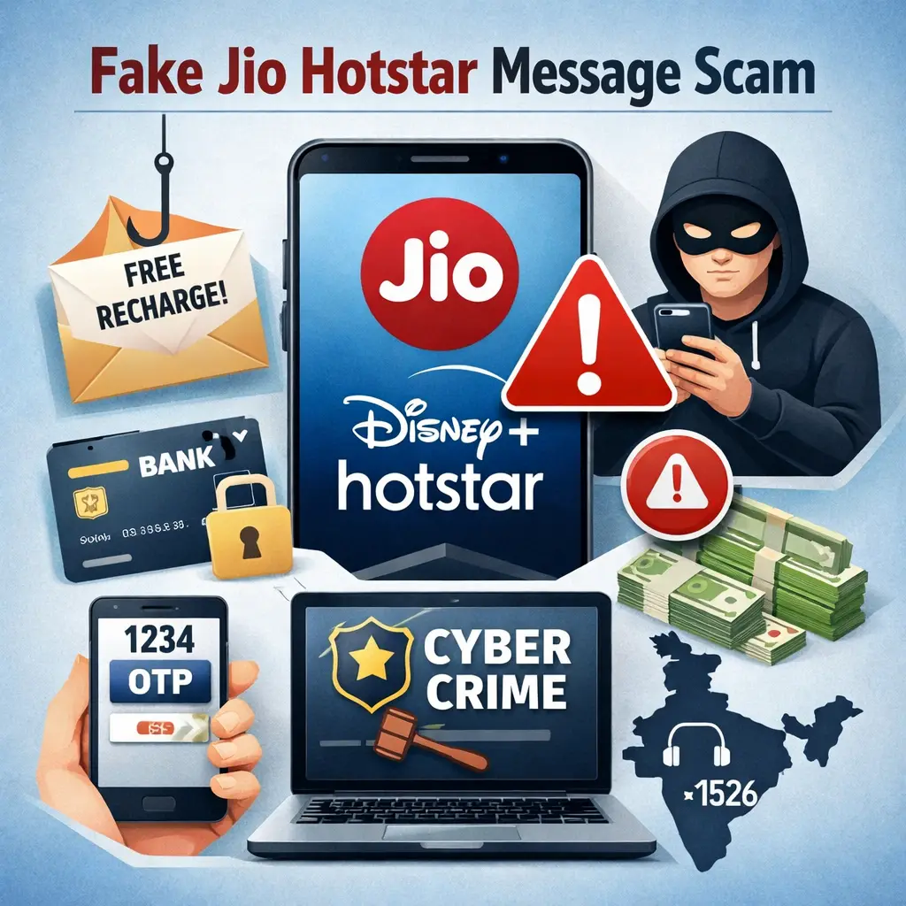 Fake Jio Hotstar Message Scam
